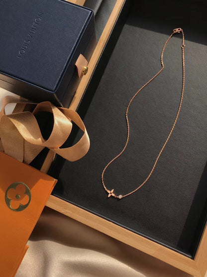 [Regalia Jewelry]BLOSSOM PENDANT PINK GOLD AND DIAMOND