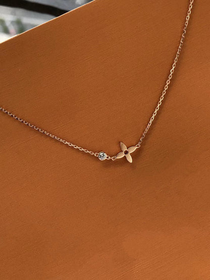[Regalia Jewelry]BLOSSOM PENDANT PINK GOLD AND DIAMOND