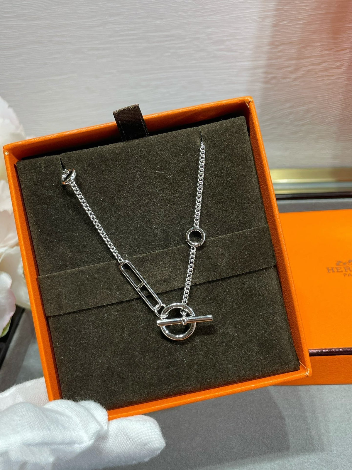 [Regalia Jewelry]HM STERLING CHAINE D'ANCRE HEART