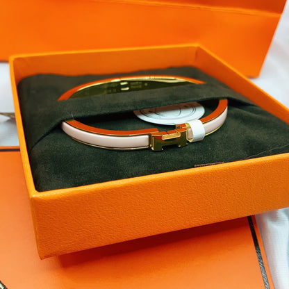 [Regalia Jewelry]CLASSIC HM CLIC  PINK 8MM ENAMEL BRACELET