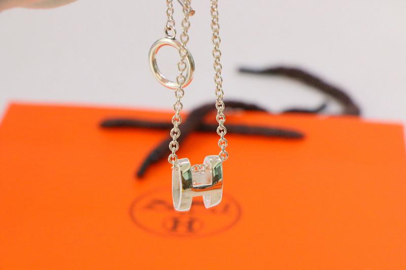 [Regalia Jewelry]HM NECKLACE H LETTER OVAL SERIES
