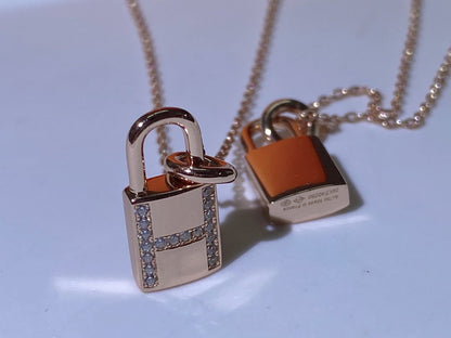 [Regalia Jewelry]HM ADVANCED NICHE LOCK HEAD NECKLACE DIAMONDS