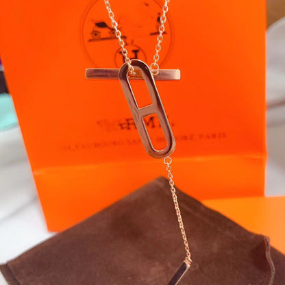 [Regalia Jewelry]HM NECKLACE PLATINUM ROSE GOLD DIAMOND