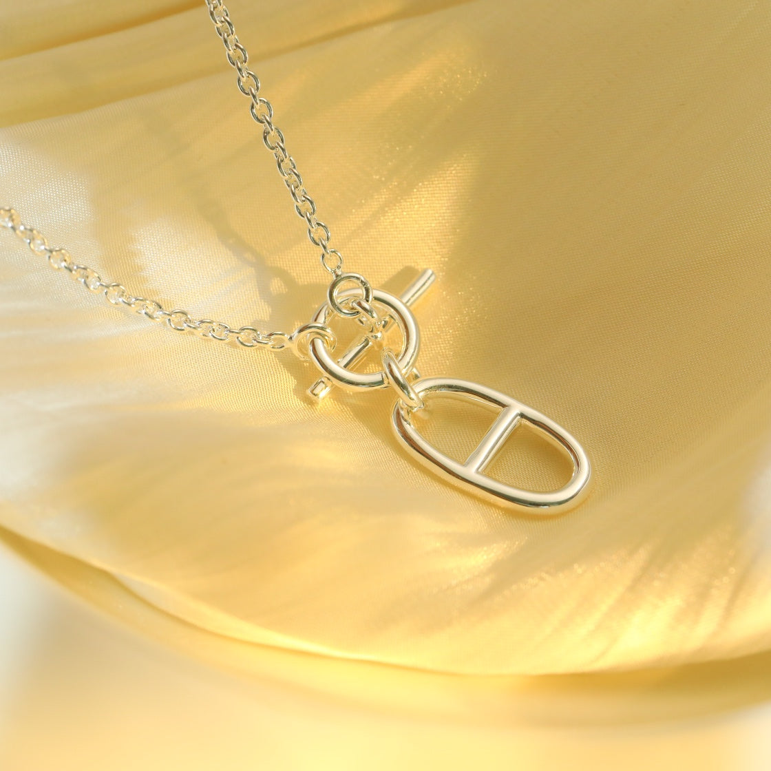 [Regalia Jewelry]HM CHAINE D'ANCRE PENDANT NECKLACE STERLING SILVER