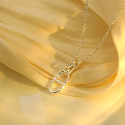 [Regalia Jewelry]HM CHAINE D'ANCRE PENDANT NECKLACE STERLING SILVER