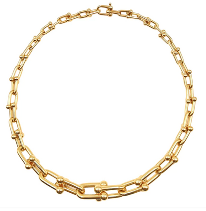 [Regalia Jewels]HARDWEAR PINK GOLD CHOKER