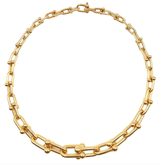 [Regalia Jewels]HARDWEAR PINK GOLD CHOKER
