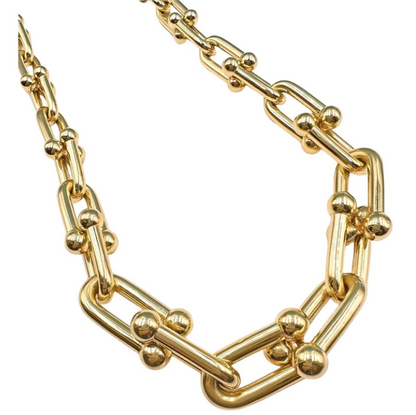 [Regalia Jewels]HARDWEAR PINK GOLD CHOKER