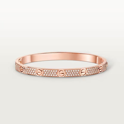 [Regalia Jewelry]LOVE BRACELET 4.8MM DIAMOND-PAVED