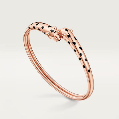 [Regalia Jewelry]PANTHERE DOUBLE HEADED OPEN BRACELET
