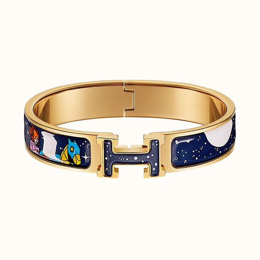 [Regalia Jewelry]H STAR AND MOON BRACELET 12MM