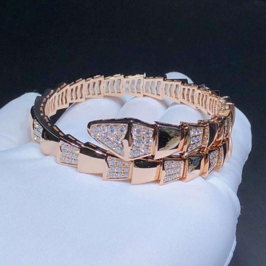 [Regalia Jewelry]SERPENTI BRACELET PINK GOLD DIAMOND