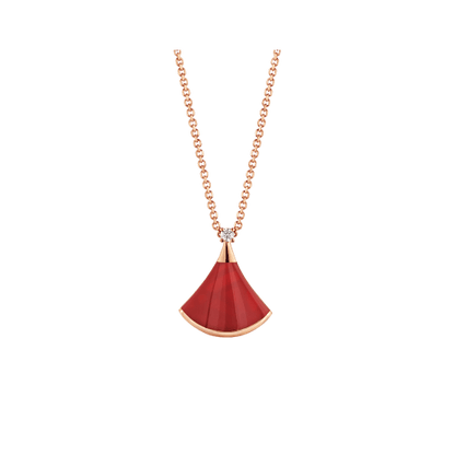 [Regalia Jewelry]DREAM NECKLACE CARNELIAN 1 DIAMOND