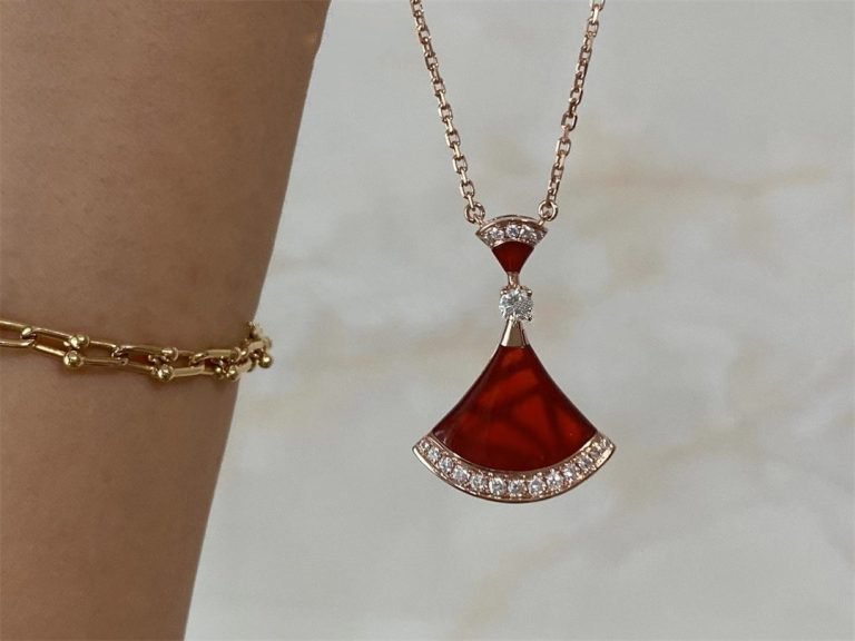 [Regalia Jewelry]DREAM NECKLACE CARNELIAN DIAMOND