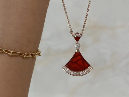 [Regalia Jewelry]DREAM NECKLACE CARNELIAN DIAMOND