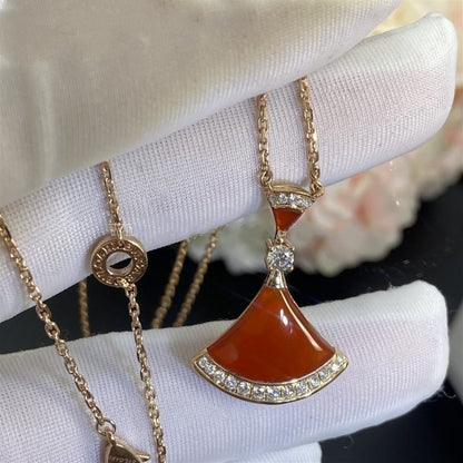 [Regalia Jewelry]DREAM NECKLACE CARNELIAN DIAMOND