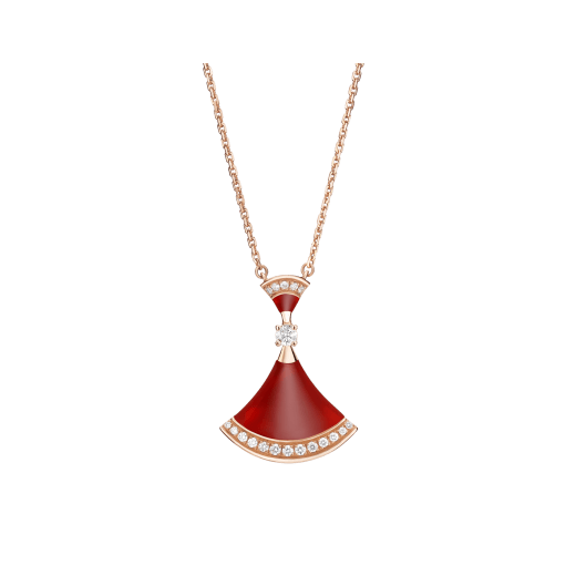 [Regalia Jewelry]DREAM NECKLACE CARNELIAN DIAMOND