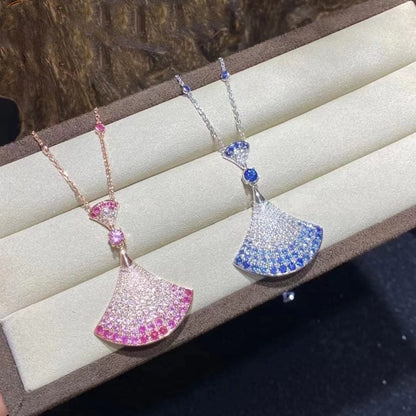 [Regalia Jewelry]DREAM NECKLACE AGATE SILVER DIAMOND