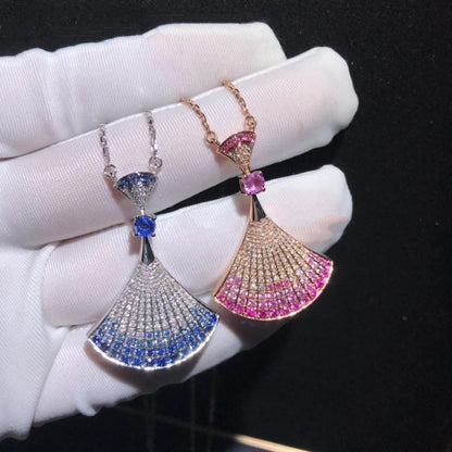 [Regalia Jewelry]DREAM NECKLACE AGATE SILVER DIAMOND