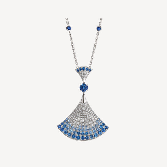 [Regalia Jewelry]DREAM NECKLACE AGATE SILVER DIAMOND