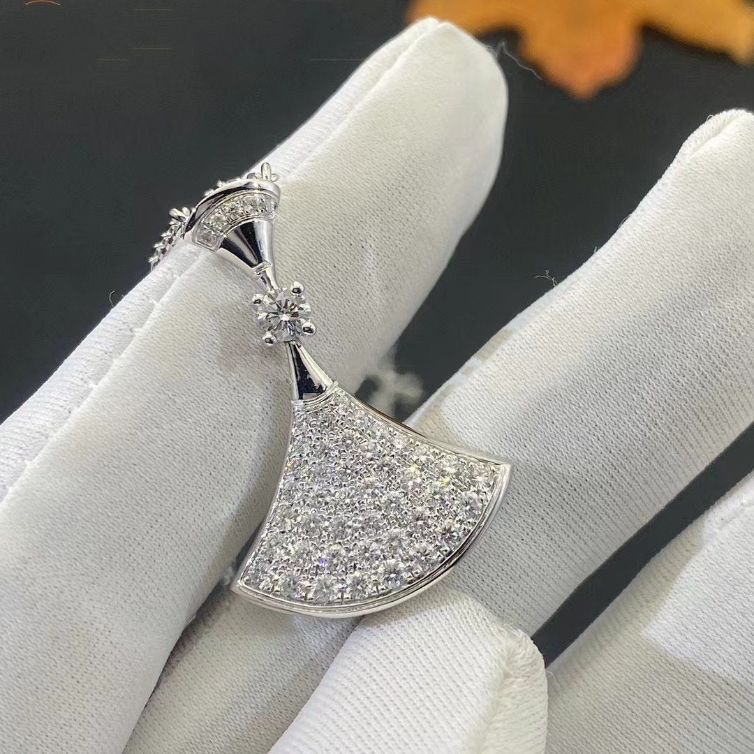 [Regalia Jewelry]DREAM NECKLACE SILVER FULL DIAMOND