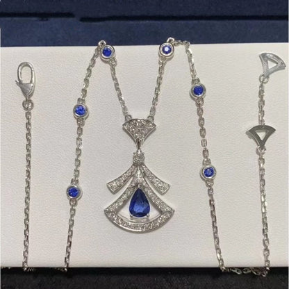 [Regalia Jewelry]DREAM NECKLACE AGATE DIAMOND SILVER