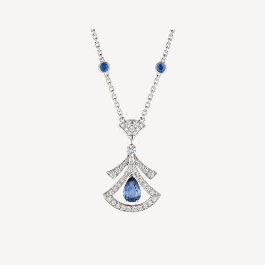[Regalia Jewelry]DREAM NECKLACE AGATE DIAMOND SILVER