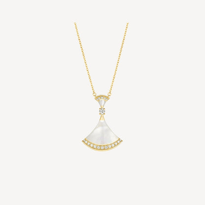 [Regalia Jewelry]DREAM NECKLACE MOP GOLD DIAMOND