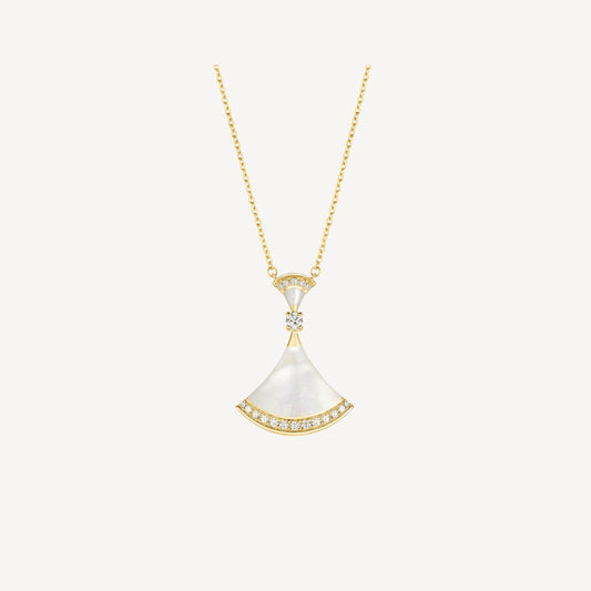 [Regalia Jewelry]DREAM NECKLACE MOP GOLD DIAMOND