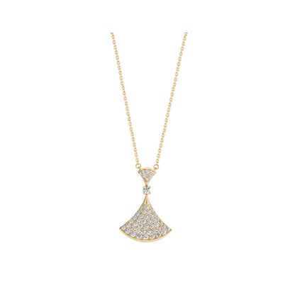 [Regalia Jewelry]DREAM NECKLACE GOLD FULL DIAMOND