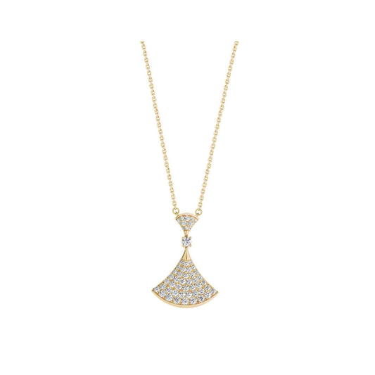 [Regalia Jewelry]DREAM NECKLACE GOLD FULL DIAMOND
