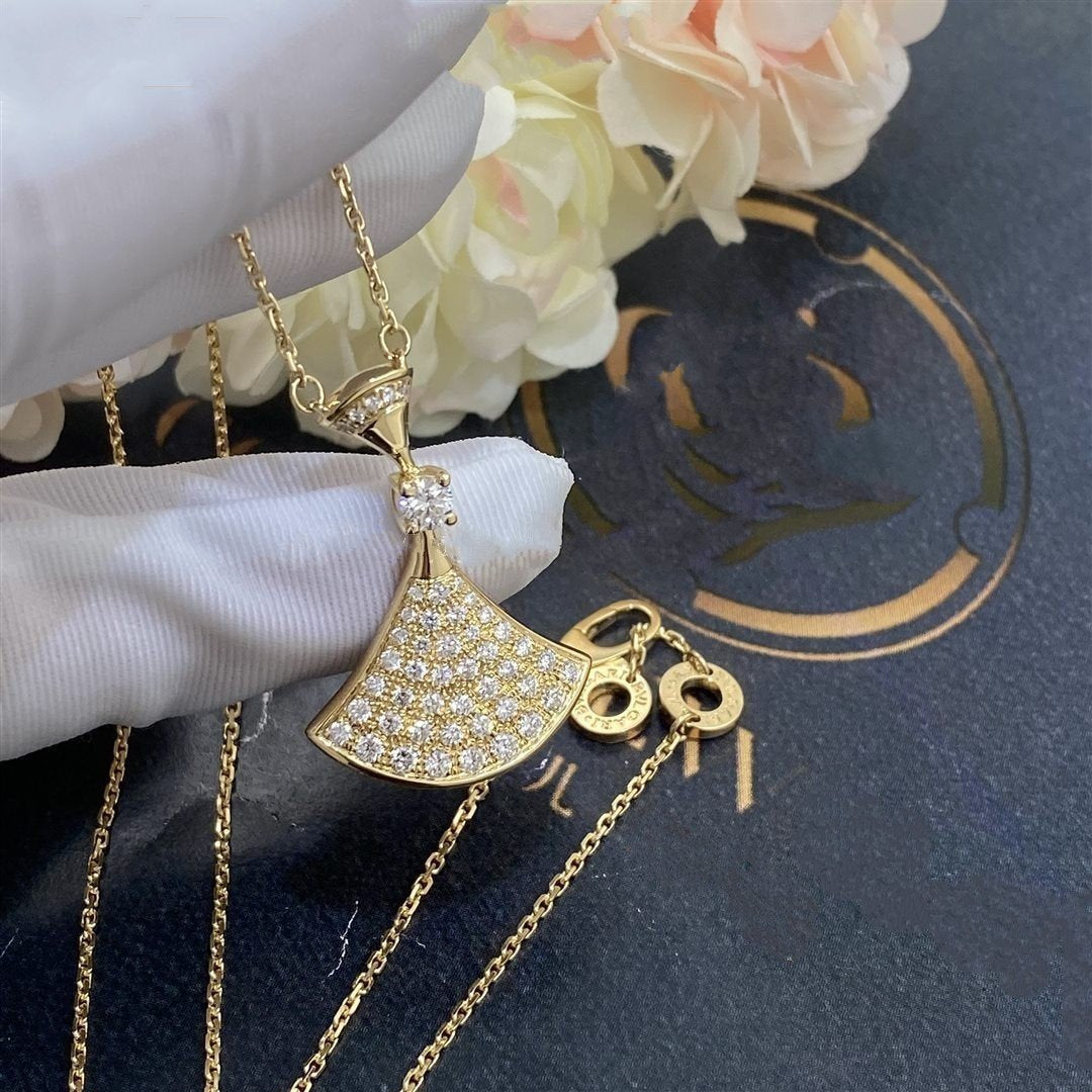 [Regalia Jewelry]DREAM NECKLACE GOLD FULL DIAMOND