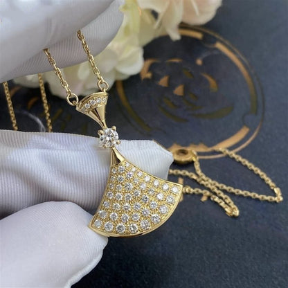 [Regalia Jewelry]DREAM NECKLACE GOLD FULL DIAMOND
