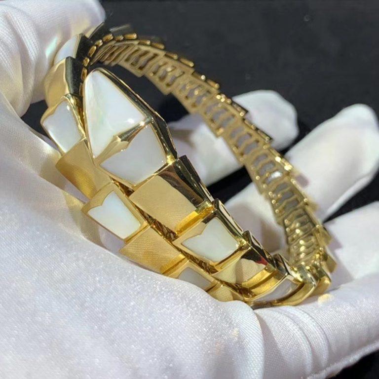 [Regalia Jewelry]SERPENTI BRACELET MOP GOLD