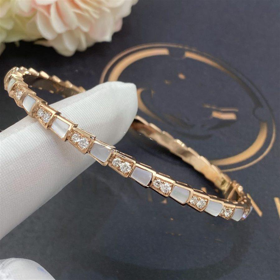 [Regalia Jewelry]SERPENTI BRACELET PINK GOLD MOP DIAMOND