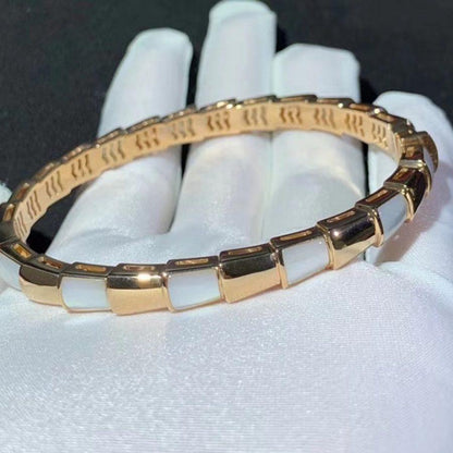 [Regalia Jewelry]SERPENTI BRACELET PINK GOLD MOP