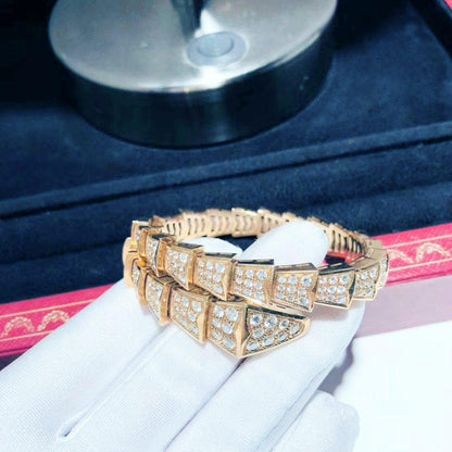 [Regalia Jewelry]SERPENTI BRACELET 8MM PINK GOLD DIAMOND