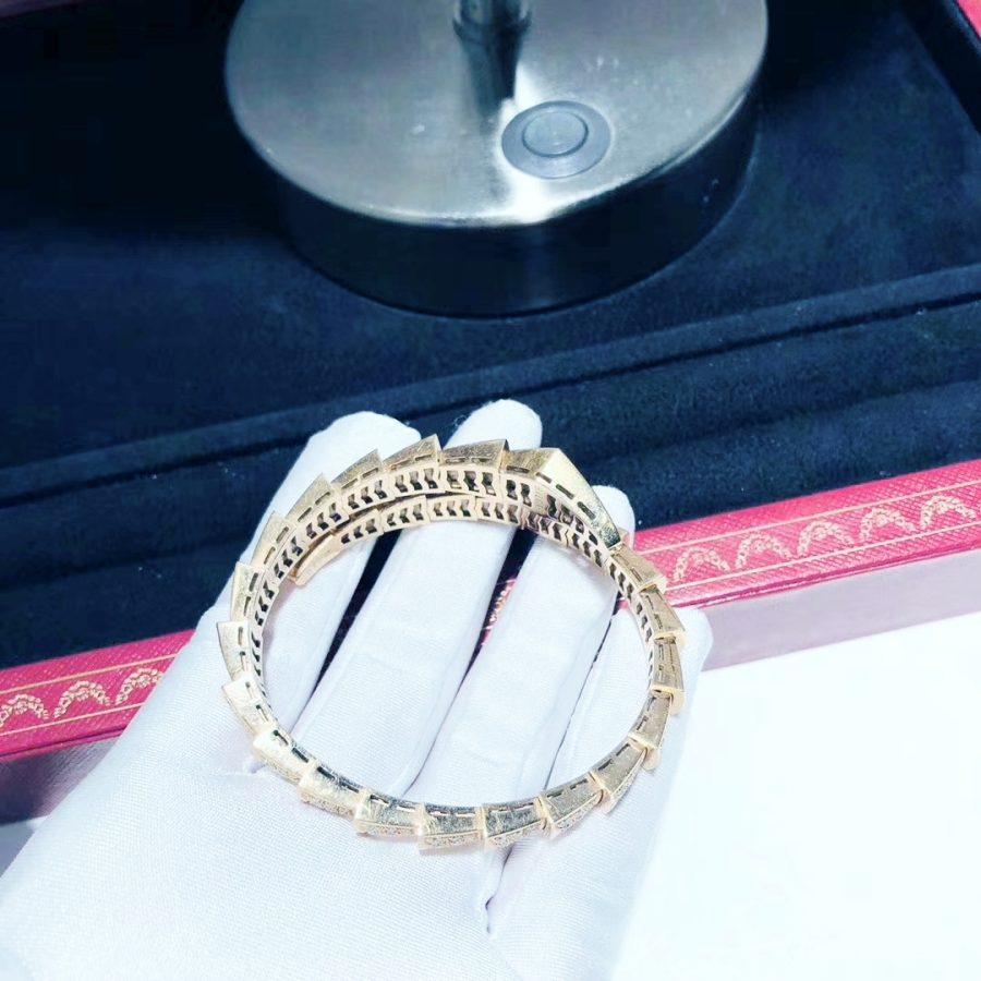 [Regalia Jewelry]SERPENTI BRACELET 8MM PINK GOLD DIAMOND