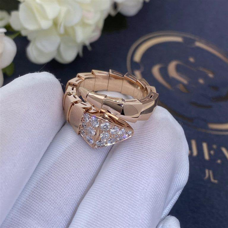 [Regalia Jewelry]SERPENTI RING PINK GOLD DIAMOND