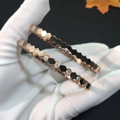 [Regalia Jewelry]BEE LOVE PINK GOLD DIAMOND BRACELET