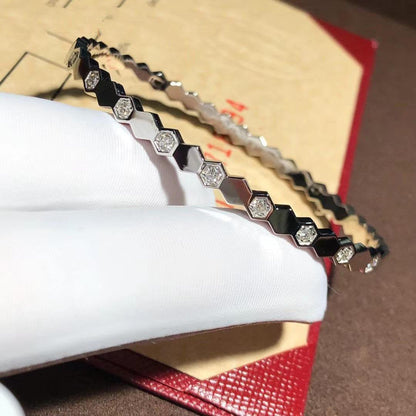 [Regalia Jewelry]BEE LOVE SILVER DIAMOND BRACELET
