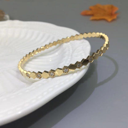 [Regalia Jewelry]BEE LOVE GOLD DIAMOND BRACELET