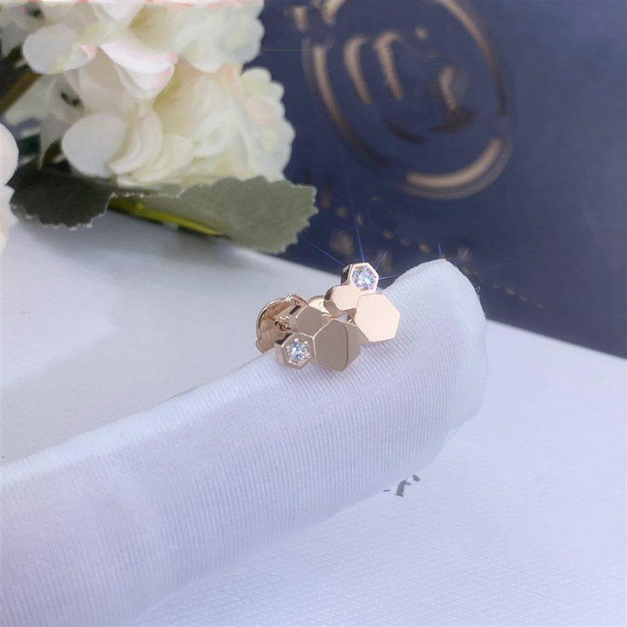 [Regalia Jewelry]BEE LOVE PINK GOLD DIAMOND EARRINGS