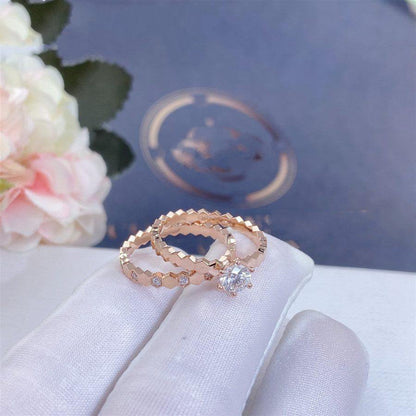 [Regalia Jewelry]BEE LOVE RING PINK GOLD DIAMOND