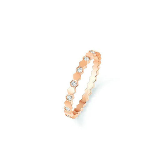[Regalia Jewelry]BEE LOVE RING PINK GOLD DIAMOND