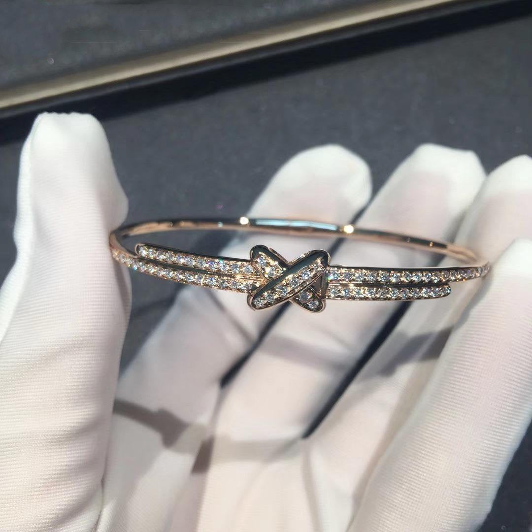 [Regalia Jewelry]JEUX DE BRACELET DIAMONDS PINK GOLD