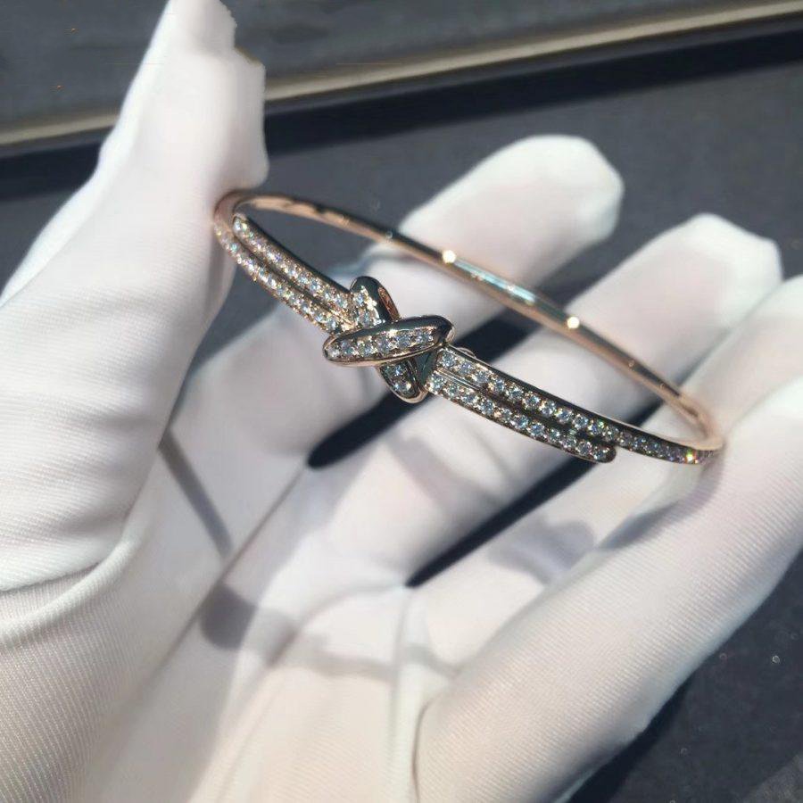 [Regalia Jewelry]JEUX DE BRACELET DIAMONDS PINK GOLD