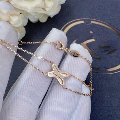 [Regalia Jewelry]JEUX BRACELET WHITE MOP PINK GOLD 1 DIAMOND