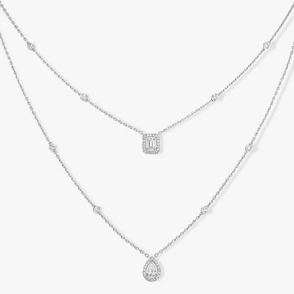 [Regalia  Jewels]Diamond Necklace My Twin 2 Rows
