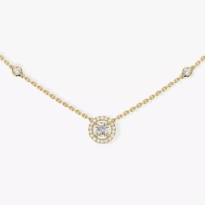 [Regalia  Jewels]Diamond Necklace 0,20ct Brilliant Shape Joy